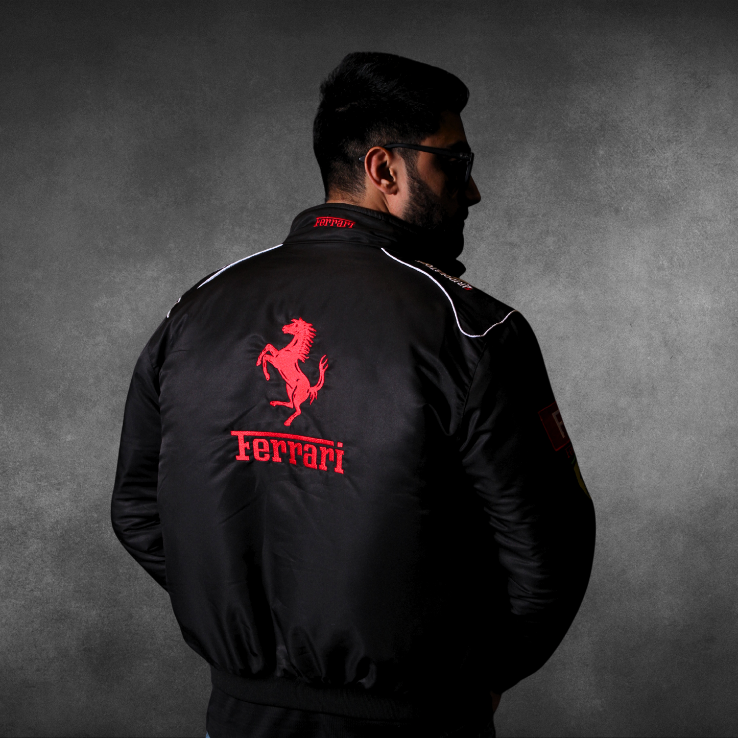 Ferrari - F1 Bomber Jacket (BLACK)