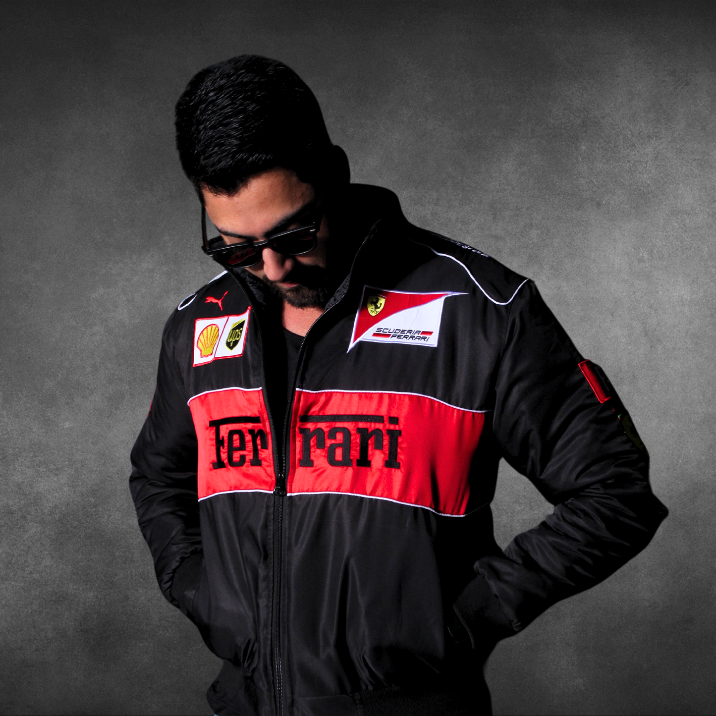 Ferrari - F1 Bomber Jacket (BLACK)